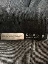 KORS （MICHAEL KORS) / BERGDORF GOODMAN サイズ10　チャコールグレー　ジャケット_画像7