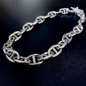 マンテル アンカーチェーン ネックレス GMサイズ 25コマ 44cm シルバー チェーン