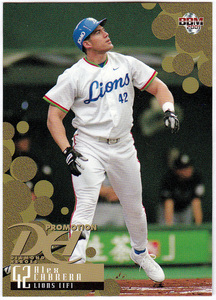 ★BBM 2001年 ダイヤモンドヒーローズ P3 プロモーションカード カブレラ(西武ライオンズ) 野球カード