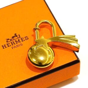 エルメス カデナ シューティングスター star 流れ星 ゴールド 1999年 限定 アクセサリー 鍵 錠 美品 HERMES