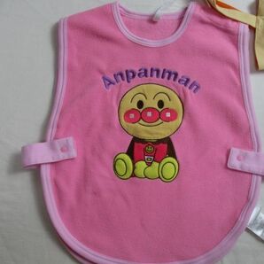 SE420【ANPANMAN】アンパンマン 新品 トートバッグ付き フリース キャラクタースリーパー 女児 淡赤 80-95の画像2