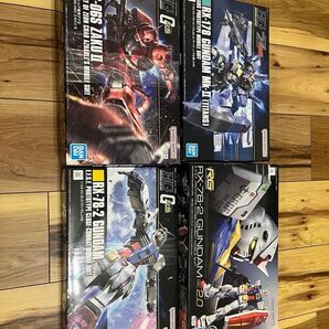 新品未開封 RX-78-2 ガンダム Ver2.0 他まとめ売り4点セット 機動戦士Zガンダム プラモデル 未組立 ガンプラ