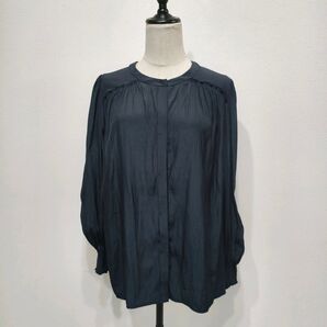 【美品】LOUNIE ルーニィ ギャザーブラウス トップス 38