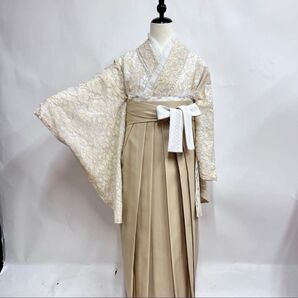 値下げ!袴 卒業式 かわいい ゴールド 金 フリル レース パール 大学生 専門学校生 小学生