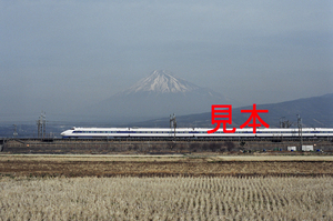 鉄道写真、35ミリネガデータ、113896500014、JR東海道新幹線、100系、JR東海道本線、三島～新富士、1999.03.04、（3030×2009）