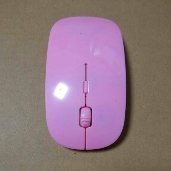 ★Leayaeo 2.4G　超薄型ワイヤレスマウス ピンク 