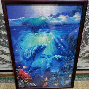 Art hand Auction Completed jigsaw puzzle! Iruka Lassen with frame!, toy, game, puzzle, jigsaw puzzle