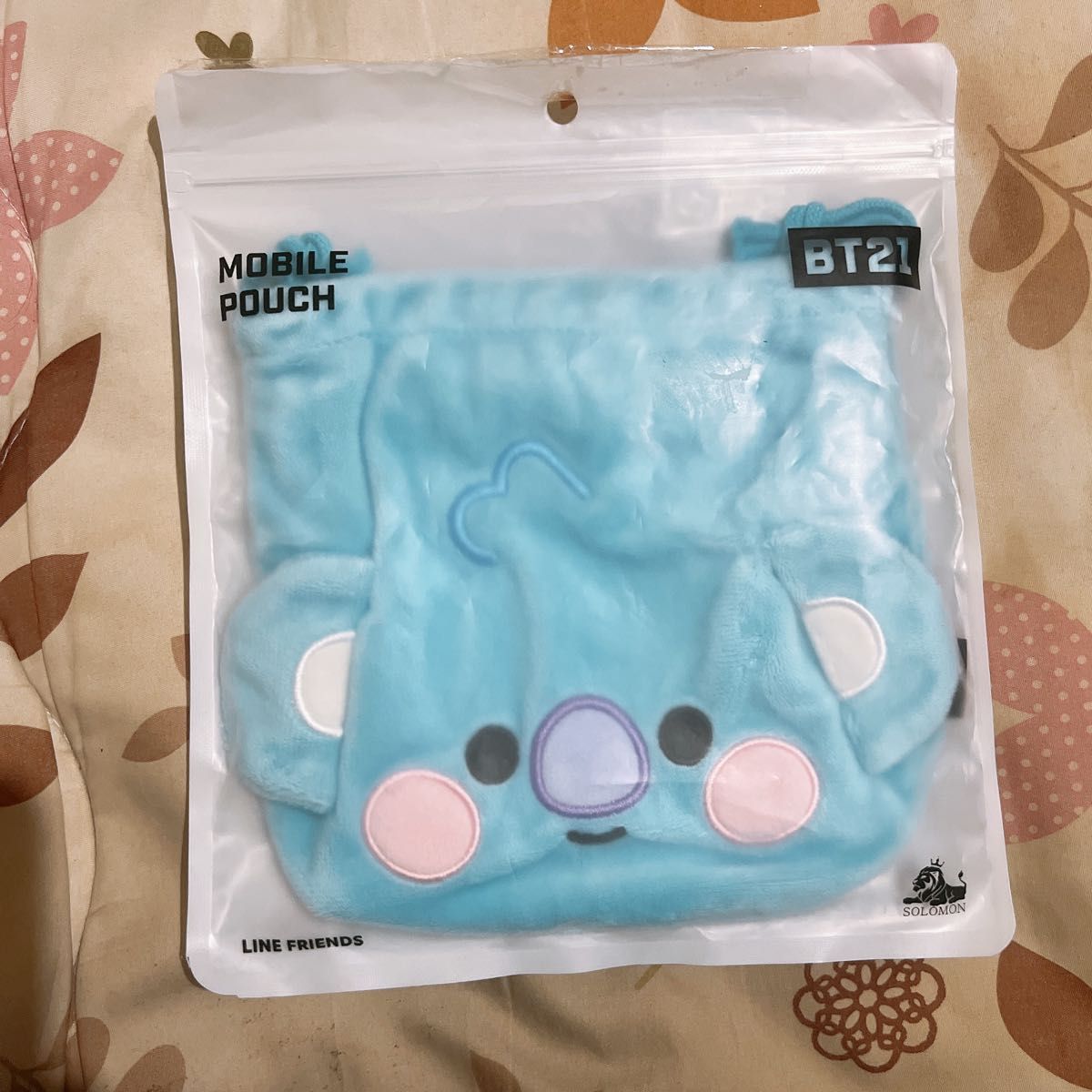 BT21 フェイスタイプポーチ　 KOYA コヤ　RM