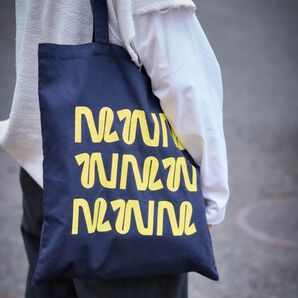 M TO R ムウトアールトートバッグ ロゴプリント キャンバス