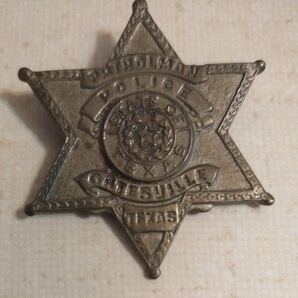 PATROLMAN POLICE STATE OF TEXAS GATESVILLE テキサス 警察バッジ