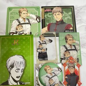 進撃の巨人 抱っこシリーズ まねきねこ 缶バッジ クリアカード ジャン