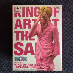 【新品未開封】ワンピース フィギュア KING OF ARTIST サンジ SPECIAL ラウンドワン限定 ピンク