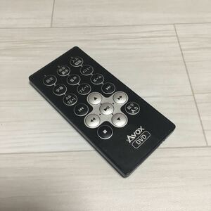 冒険価格！AVOX ＤＶＤプレーヤー用 型番不明　リモコン 動作品。