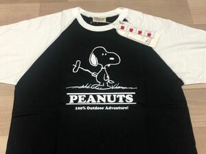 【定価5500円】新品 完売品 PEANUTS ピーナッツ スヌーピー×burner バナー コラボ tシャツ Mサイズ/ ヴィンテージ シャツ 半袖T c