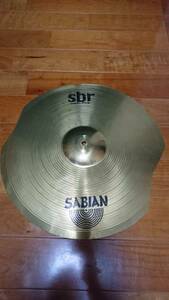 SABIAN セイビアン sbr 18" 18インチ CRASH RIDE シンバル 中古 割れ修正 リペア27