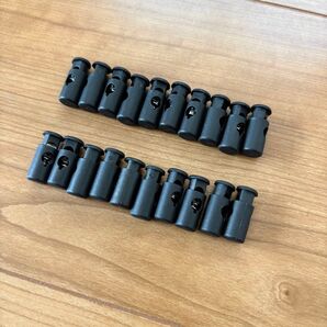コードストッパー 20mm ブラック 20個セット