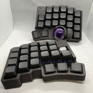 roBa 無線接続 左右分割 トラックボール キーボード 組立て済み