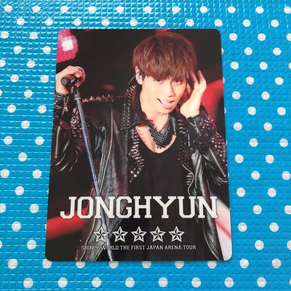 SHINee WORLD 2012★DVD 初回生産限定 ランダム封入 特典 下敷き★ジョンヒョン