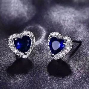 601★大好評・品薄★シルバー ハート ピアス s925 czダイヤモンド