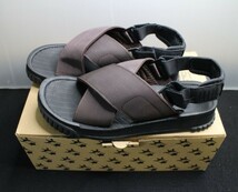 04 00927 ☆ SHAKA シャカ サンダル FIESTA 24.0cm USA6 EU39 ダークブラウン レディース 433107 クロスストラップ【USED品】_画像3