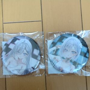 未開封 死亡遊戯で飯を食う。 オンラインくじ くじ引き堂 缶バッジ タオル エルフ