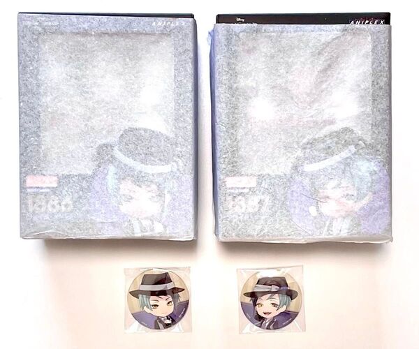 ツイステ ねんどろいど ジェイド フロイド 缶バッジ フィギュア