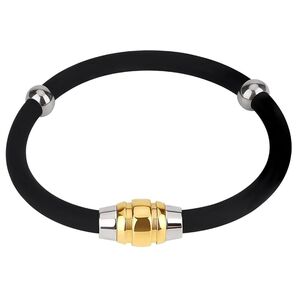 ASGEM ブレスレット 静電気除去 静電気防止 L ゴールド