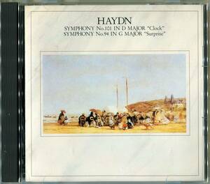 国内盤　ハイドン：交響曲第101番「時計」　第94番「驚愕」　バーンスタイン　ニューヨーク・フィルハーモニック
