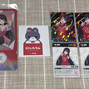 にじさんじ 月ノ美兎 にじフェス2023コレクションカード 7周年チケット風カード OS 特典 にじたうん ポップアップスタンド