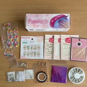 セルフネイルグッズ セット UVライト付き