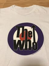 ☆Vintage 2000s The Who S/S バンドTee／ザ フー オリジナルビンテージ Tシャツ S～M並 2004年代 ターゲットロゴプリント 白 シングル縫い_画像5
