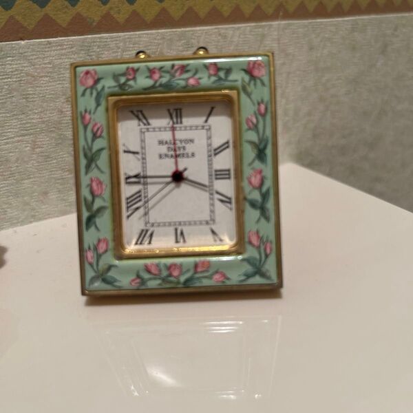 Halcyon Days Enamels 置時計 置き時計
