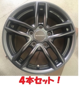 ★4本セット★ほぼ新品！？★EURO TECH★ユーロテック★GAYA5★ガヤ5★6.0J-15 5/112 +47★北海道札幌★VW★