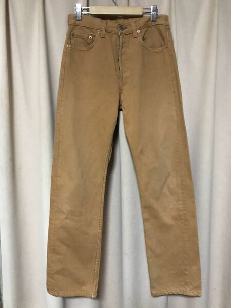 USED 80s LEVI'S 501 COLOURED JEANS MADE IN USA 中古 80's リーバイス 501 カラー ジーンズ W27.5 L29.5 アメリカ製 男女兼用 送料無料