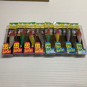 YAMASHITA 餌木 エギ ドロッパー 2.2号 4個 70mm 4個 整理番号106 アカイカ マルイカ スルメイカ