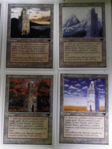 ＭTG英語/4枚セット/Urza's Tower(ウルザの塔/4種類各1枚)/クロニクル/アンコモン
