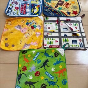 ループ付きハンドタオル 5枚セット
