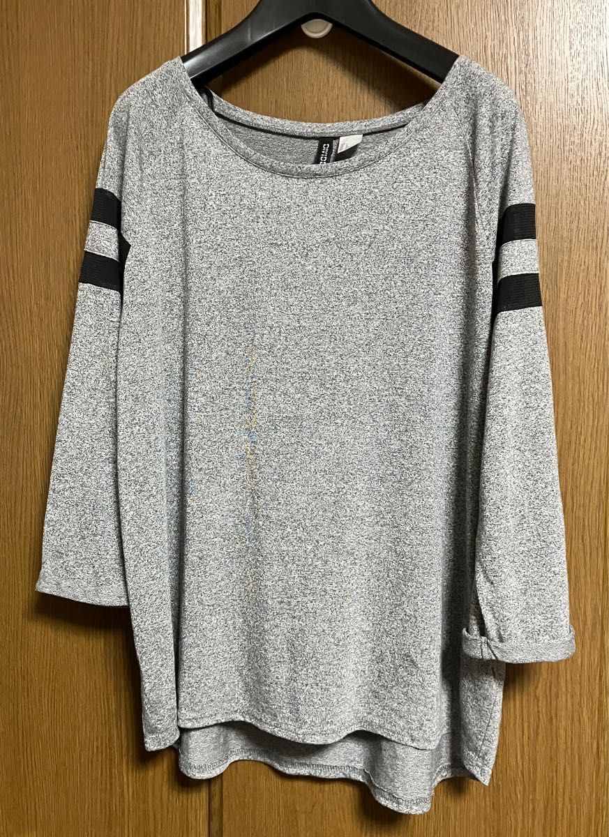 H&M DIVIDCD 七分袖 カットソー L