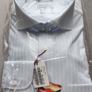 i-shirt TRIPLEHEAT 長袖ワイシャツ LL サックス 未使用
