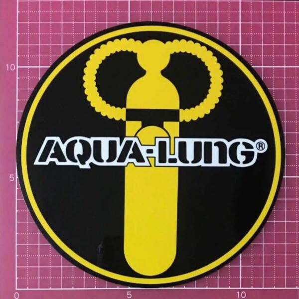 ステッカー　AQUA LUNG スキューバダイビング　120mm ダイビング