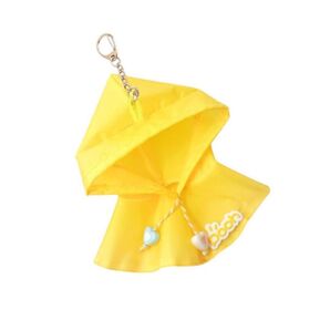ぬい服 レインコート 着せ替え 10cm イエロー