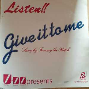 【EPレコード】 give it to me／UNITED -DISCO OBJECT Presents