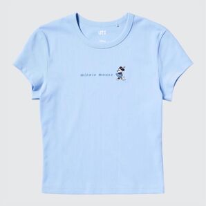 ユニクロ『ディズニー マジック フォー オール』2025 M サイズUT ミニーマウス 水色 半袖