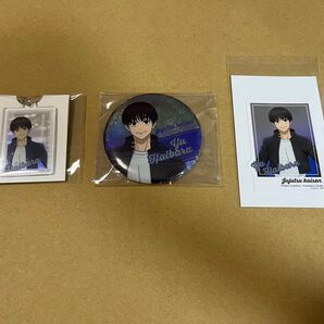 呪術廻戦 灰原 雄 缶バッジ アクリルキーホルダー ステッカー 100均 ダイソー セリア