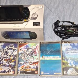 PSP バリューパック PSP-1000K+ソフト4本
