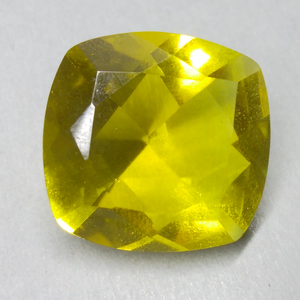 [27.55 ct] compound lemon topaz cushion cut loose gem jewelry 