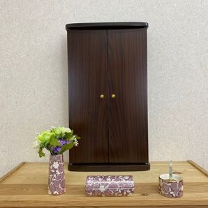 【新品】グランウォールナット ミニ仏壇 SGI仏壇 創価学会仏壇