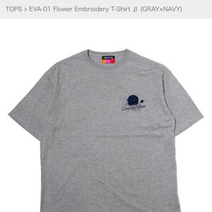 EVA-01 Flower Embroidery T-Shirt β