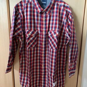 X-LARGE エクストララージ チェックシャツ 7分袖シャツ