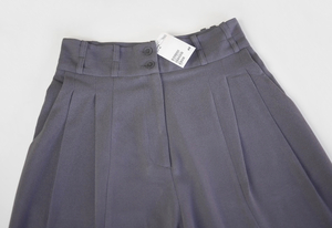  новый товар H&M широкий брюки слаксы обезьяна L женский S~M размер 36~38 талия 37 74 гаучо cm Aladdin USA высокий длинная юбка офис 